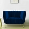 Grace Fabric Sofa (Navy Blue)