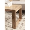 Cleburn Rectangle Living Room Coffee Table with Solid Mango Wood Design