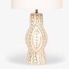Capri Handicrafted Table Lamp in Black, blue and white Colour
