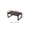 Hamstreet Sheesham Wood Coffee Table In Mahogany Finish