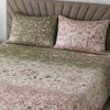 Lena Multicolor Floral 400 TC Cotton Flat Super King Size Bedsheet with 2 Pillow Covers – Threads