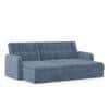 Peckham 3 Seater Sofa Cum Bed In Ocean Weave Colour