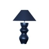 Lgnatio Metal Table Lamp With Black Cotton Shade