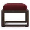 Avril Rectangular Solid Wood Coffee Table In Mango Walnut Finish and in Rococo Red Colour