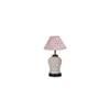 Regina Multicolor cotton Glass Table lamp with Iron Base