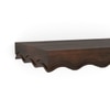 Ruki Solid Wood Wall Shelf Medium Size in Toasted Walnut Finish