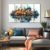 The Castle Decor Secularism Wall Art Set of 5 Digital Painting 27x48 Inch (Style 2)