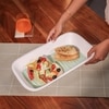 Ireka Home Mint to Be Serving Platter – Enamel Design