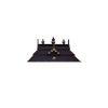 shreya solid wood prayer unit in mahagony finish