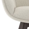 Aeris Ceramic 6 To 8 Seater Extendable Dining Table With 6  Bren Dining Chairs (Finish : Black Jade, Chair Colour : Ivory)