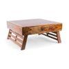 Bradford Sheesham Wood Coffee Table In Teak Finish