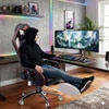 ASE Gaming Gold Series With Footrest Gaming Chair (Grey)