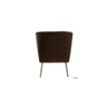 Fission Fabric Accent Chair in Brown Colour
