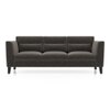 Lewis Sofa (Colour : Smoke Grey, Cushion : Soft, Seater : 3+1+1)