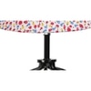 Heidi Multicolor cotton Table lamp with Iron Base