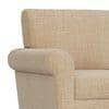 Oxford 1 Seater Fabric Sofa in Sandshell Beige Colour