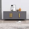 Hexa Red Multipurpose Storage Cabinet With 3 Door in Giant Wood And Slate Grey Colour