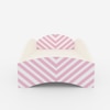 Loopy Loop Toddler Bed in White and Pink Stripes