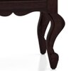 Nitara Solid Wood Bedside Table in Mahogany Finish