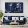 The Castle Decor Lord Shiva Moon Wall Art Set of 5 27x48 Inch