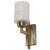Eliante Modern Wall Lights Mild Steel & Glass Material Antique & White Finish