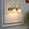 Galaxy Brass and Glass Wall Picture Light
