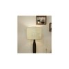 Aristro Beige Jute Floor Lamp with Beige Jute Base