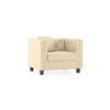 Windsor Premium 1 Seater Fabric Sofa in Birch Beige Colour
