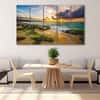 The Castle Decor Sunset Beach Hawaii Wall Art Set of 5 27x48 Inch