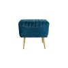 Abigail Metal  Pouffe Blue Colour