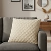 Kelly Knit Natural Cotton Knitted Cushion Cover 16X16 Inches