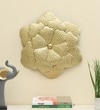 Vamli Abstract Metal Wall Decor in Gold Set of 1