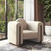 Reno Lounge Chair in White Himalaya Boucle Colour