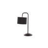 Danny Black Cotton Shade Table lamp