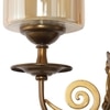Eliante Modern Wall Lights Mild Steel & Glass Material Antique Gold & Champaign Finish