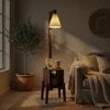 Gerard Beige Jute Floor Lamp with Beige Jute Base