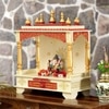 D'Dass Sheesham and Mdf Wooden Home Temple For Pooja Mandir For Home