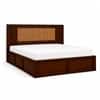 Aaranya Solid Wood Comfort Queen Bed Box Storage Provincial Teak Finish Mattress 60 x 78 Inches