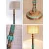 Devansh Wooden Floor Lamp