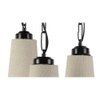 Ahmed White Natural Fiber Cluster Hanging Light