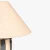 Saguaro Handicrafted Tall Table Lamp in White and Blue Colour