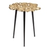De Aluminium Side Table in Gold Colour