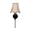 Devansh Metal Wall Mounted Lamp With Beige Jute Shade