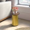 Rostrum Solid Wood Side Table in Glossy Finish