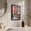The Castle Decor Quirky Giraffe Toilet Reading Newspaper Wall Art 8x12 Inch