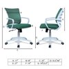 Iinea Mid Back Ergonomic Chair in Dark Green Colour