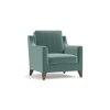 Abbey Sofa Set (Colour : Dusty Turquoise Velvet, Cushion : Hard, Seater : 3+1+1)