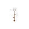 Hiroko Multicolour Cotton Shade Floor Lamp