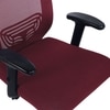 Ebeaony Mid Back Ergonomic Chair in Maroon Colour