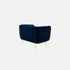 Grace Fabric Sofa (Navy Blue)